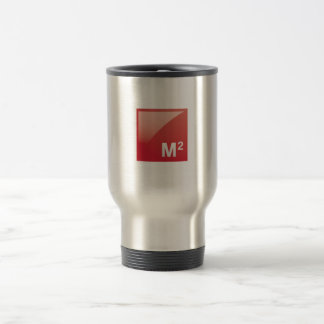Térmica M esquadrou a caneca inoxidável - caixa