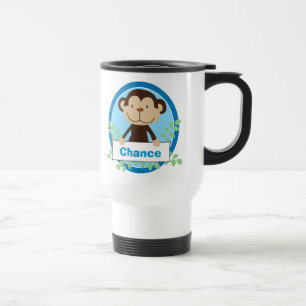 Térmica Macaco bonito copo personalizado da caneca de