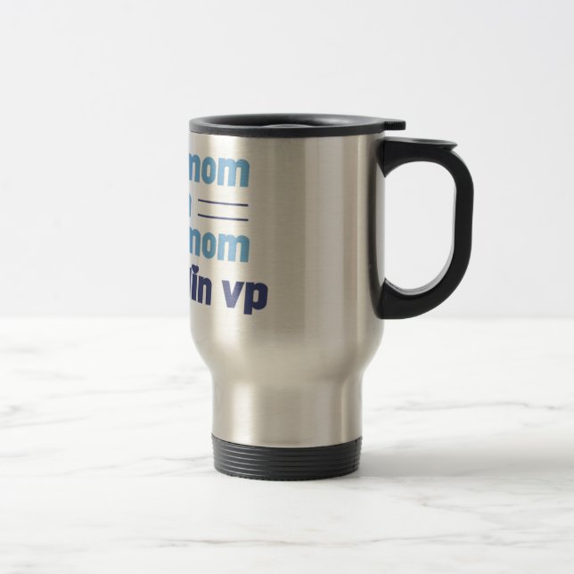 Térmica Mamã do futebol para uma caneca de aço inoxidável (Direita)