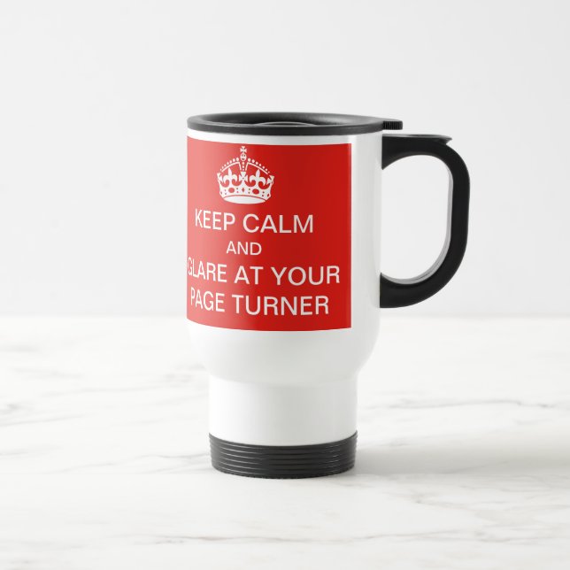 Térmica Mantenha a calma e o brilho em sua caneca de (Direita)