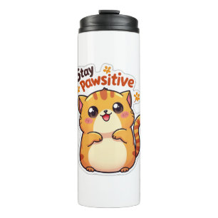 Térmica Mantenha-Se Pawsitivo - Garrafa De Água De Gato Ka