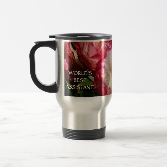 Térmica Melhor Assistente do Mundo! Caneca de Café Rosa Ca (Esquerda)
