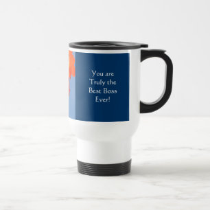 Térmica Melhor Chefe de Todos os Tempos! Caneca de Café pa