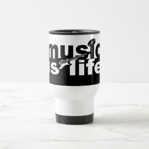 Térmica Música é a caneca Vida - escolha estilo, cor