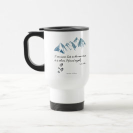 Térmica Nunca me perco nas montanhas, é... Caneca