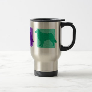 Térmica O Toller colorido mostra em silhueta a caneca de