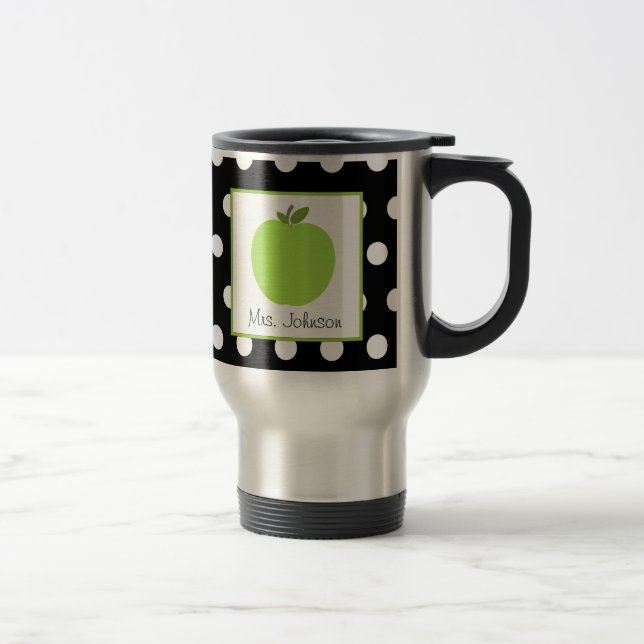 Térmica O verde Apple da caneca do professor enegrece com (Direita)