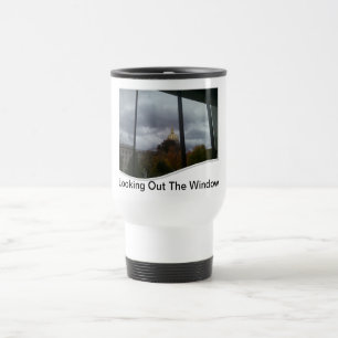 Térmica Olhando para fora a caneca da janela