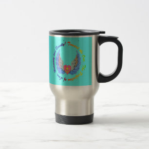 Térmica Para a uma caneca do fundo de turquesa