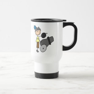 Térmica Pirata com caneca do canhão