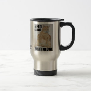 Térmica PRECISO DE CAFÉ AGORA! Caneca de Aço Inoxidável En