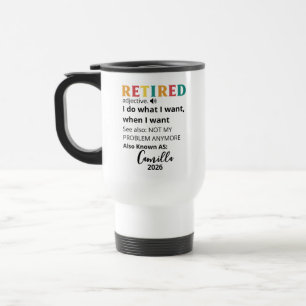 Térmica Presentes de Aposentadoria para Mulheres, Caneca d