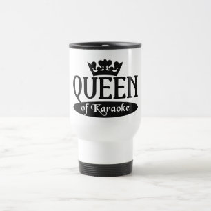 Térmica Rainha da caneca do karaoke - escolha o estilo & a