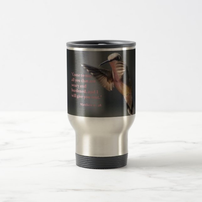 Térmica Resto do colibri da caneca de viagem…… (Centro)