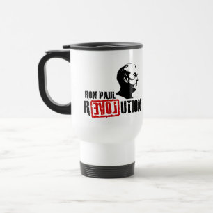 Térmica Revolução de Ron Paul - esperança para a caneca