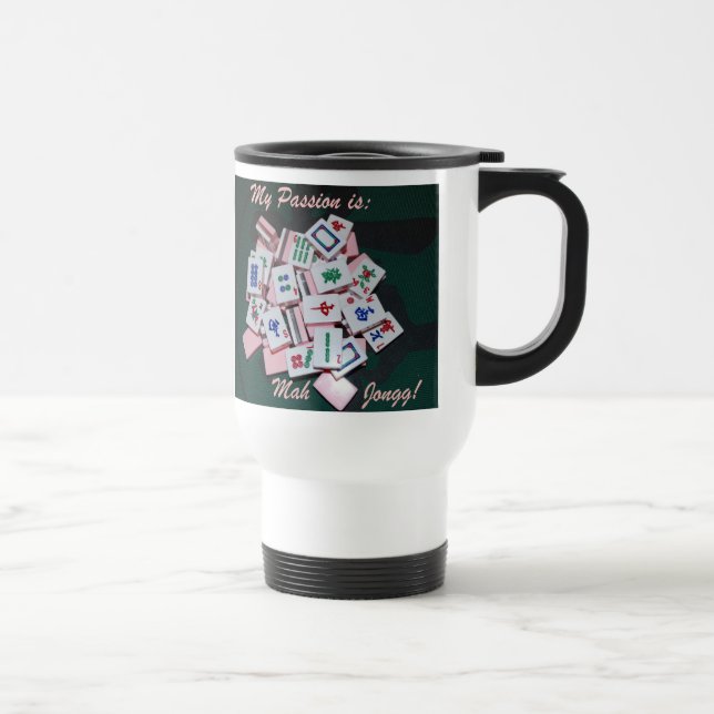 Térmica roteiro da caneca do viagem do jongg do mah (Direita)