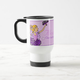 Térmica Roxo conhecido longo da bailarina & caneca de