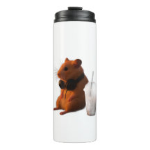 Sippin" & Chillin" — Garrafa de Água de Hamster Cu