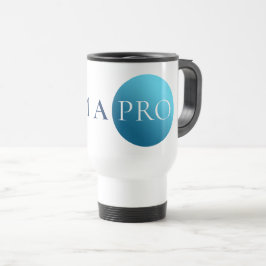 Térmica SOU UM PROFISSIONAL | Caneca de Círculo Azul Minim