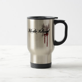 Térmica Splatter Rhode do sangue do Grunge - caneca de