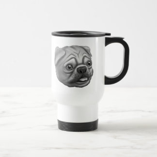 Térmica Tinir do tinir pouca caneca do Pug do viagem do