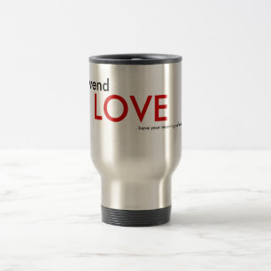 Térmica . vend o AMOR. caneca de café