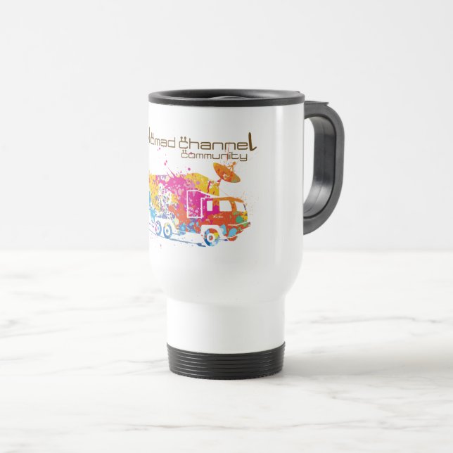 Térmica Viagem NOMADCHANNEL da caneca (Frente Esquerda)