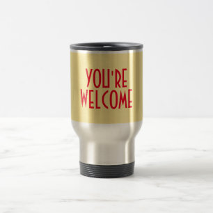 Térmica Você é caneca bem-vinda do viagem/viagem ao