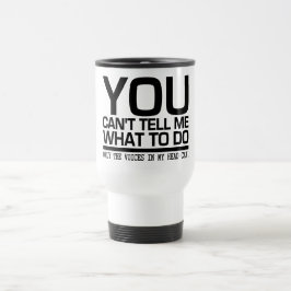 Térmica VOZES em MINHA caneca PRINCIPAL - escolha o estilo