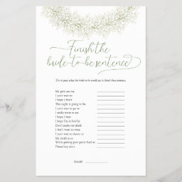 Terminar O Folheto Do Jogo De Chá de panela De Fra