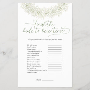 Terminar O Folheto Do Jogo De Chá de panela De Fra