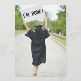 Terminei de assinar o convite de formatura