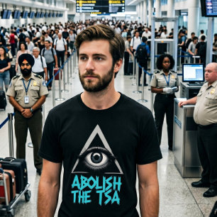 Término à Camiseta TSA Anti Teatro de Segurança