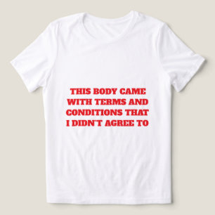 Termos e condições T-Shirt