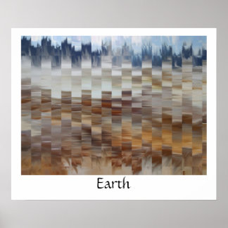 Terra - Abstrato Poster