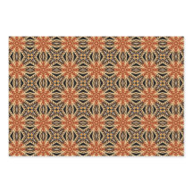 Terra Africana Padrão Étnico Invisível Conjunto 1