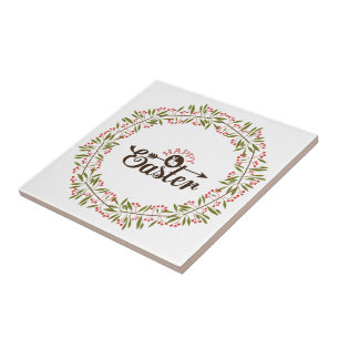 Terra Colorida Arredondada com Coelho Castanho