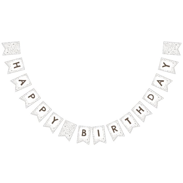 Terra Confetti Watercolor Dots Bandeira (Todos)