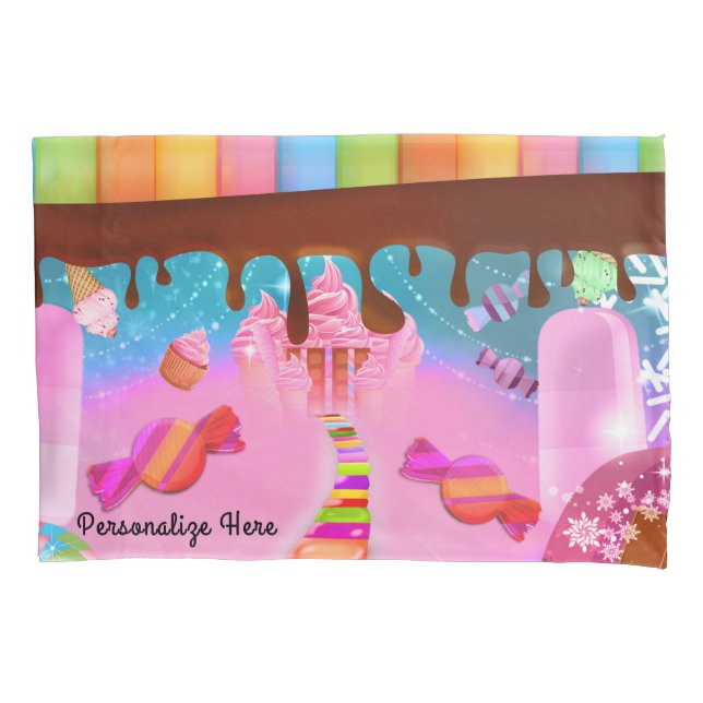 Terra de Doces Sonhos Personalizados Nome Personal (Frente)
