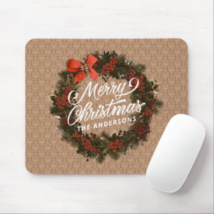 Terra de Natal Personalizada Elegante Mousepad
