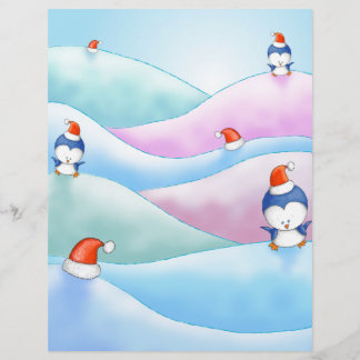 terra do pinguim de natal