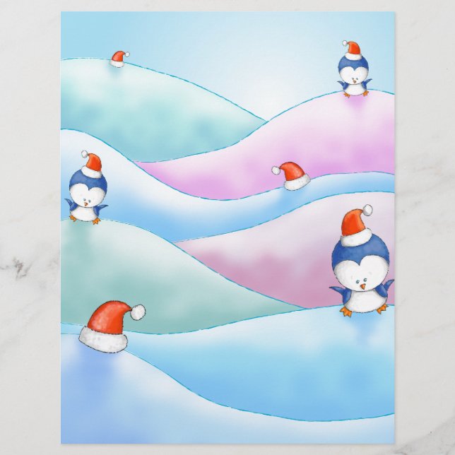terra do pinguim de natal (Frente)