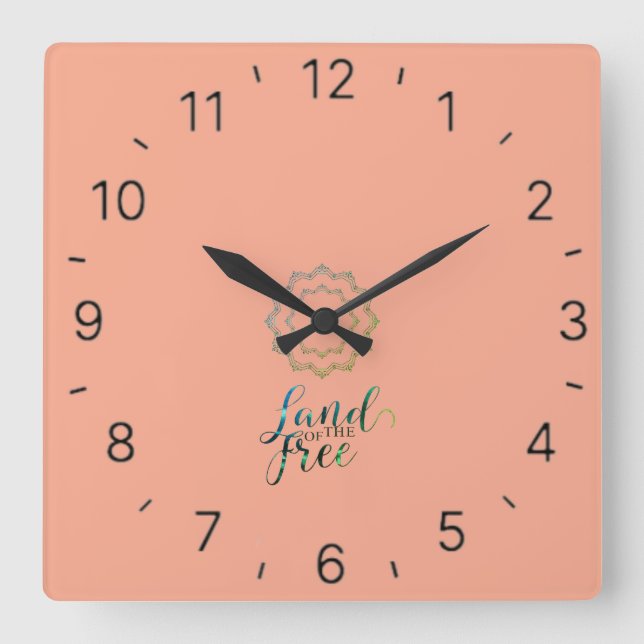 Terra do Relógio de Parede Livre (Frente)