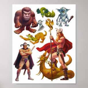 Terra do Ta, Stefan Cheio Page Art Impressão