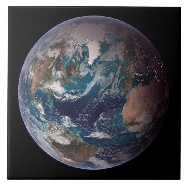Terra Marble Azul (Hemisfério Ocidental) (Frente)
