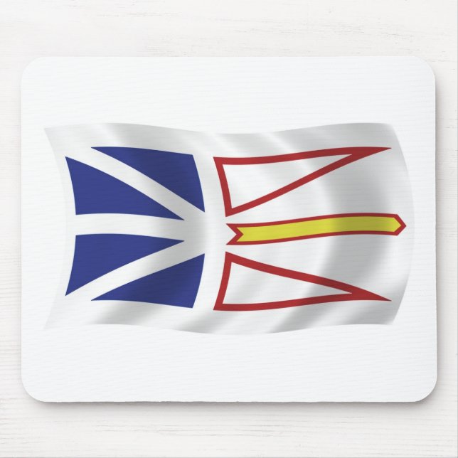 Terra Nova E Labrador Flag Mousepad (Frente)