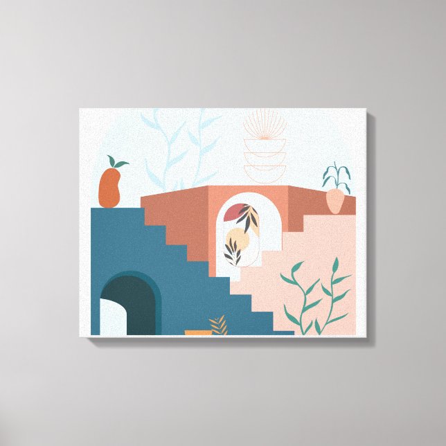 "Terraços Ensolarados – Decoração Moderna de Pared (Frente)