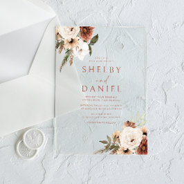 Terracotta Bohemian Flowers All Seasons Casamento