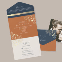 Terracotta e Marinho Blue Weding