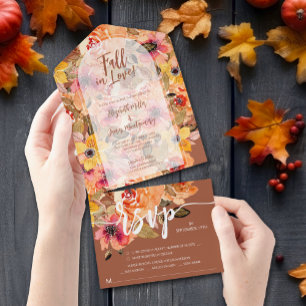 Terracotta Fall Floral Weding